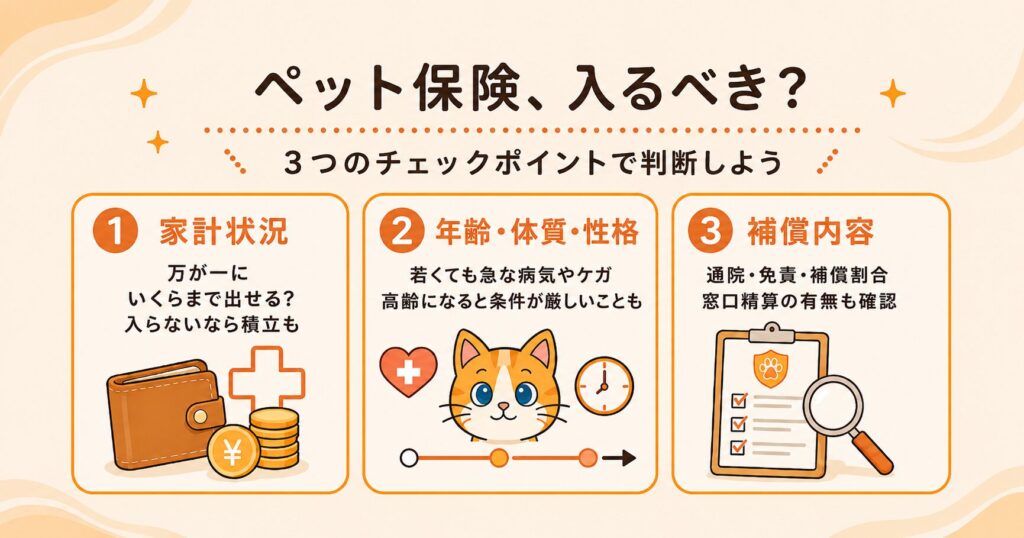 3つのチェックポイント