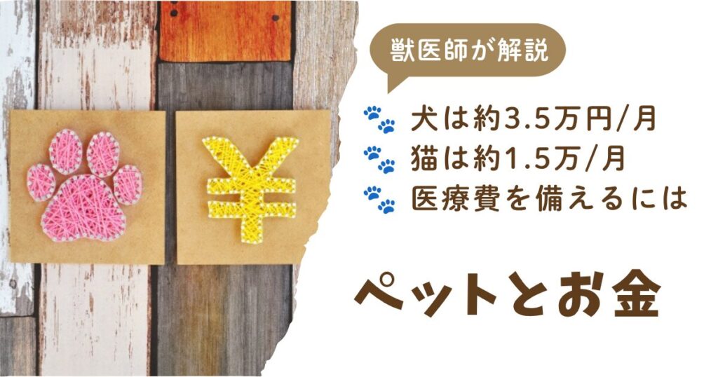 ペットとお金アイキャッチ